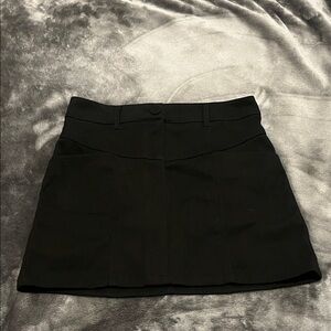House of Harlow 1960 Black Corduroy Mini Skirt